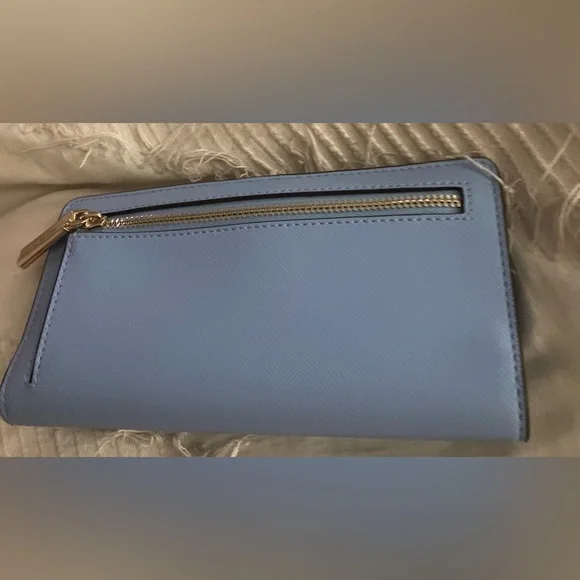 Kate Spade Blue Saffiano Leather Wallet - Picture 7 of 7
